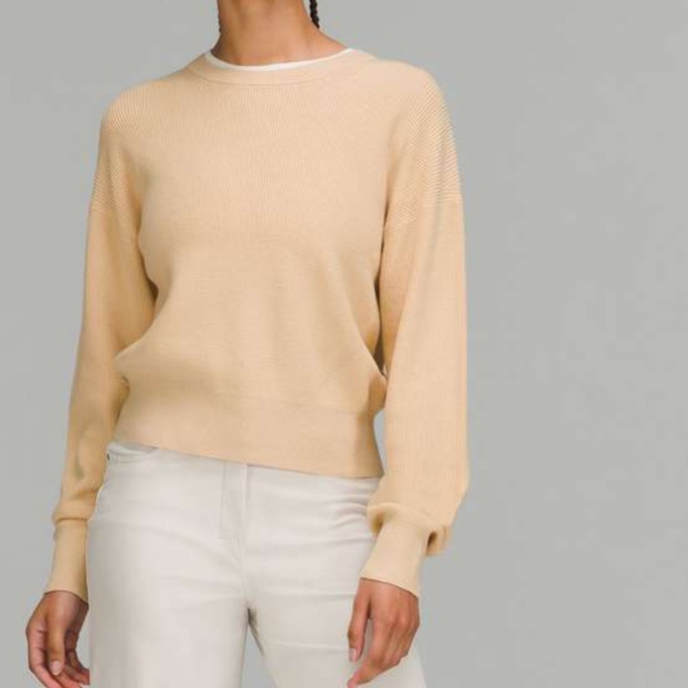 lululemon athletica Cream Sweater